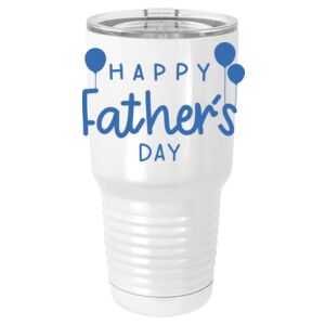  30 oz. White Vacuum Insulated Tumbler w/Lid  Thumbnail