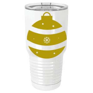  30 oz. White Vacuum Insulated Tumbler w/Lid  Thumbnail