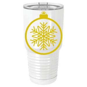  30 oz. White Vacuum Insulated Tumbler w/Lid  Thumbnail