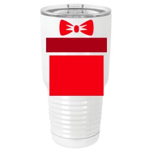  30 oz. White Vacuum Insulated Tumbler w/Lid  Thumbnail
