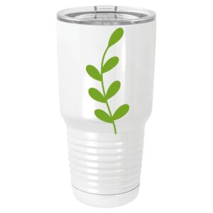  30 oz. White Vacuum Insulated Tumbler w/Lid  Thumbnail