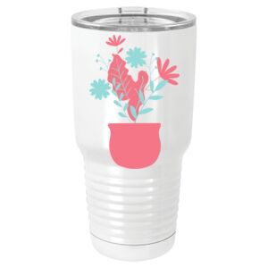 30 oz. White Vacuum Insulated Tumbler w/Lid 30 oz. White Vacuum Insulated Tumbler w/Lid Thumbnail