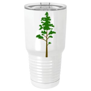 30 oz. White Vacuum Insulated Tumbler w/Lid 30 oz. White Vacuum Insulated Tumbler w/Lid Thumbnail