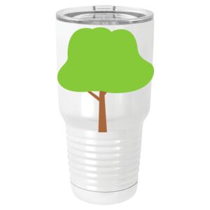 30 oz. White Vacuum Insulated Tumbler w/Lid 30 oz. White Vacuum Insulated Tumbler w/Lid Thumbnail