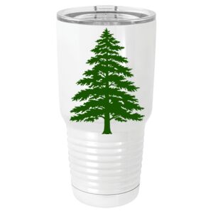 30 oz. White Vacuum Insulated Tumbler w/Lid 30 oz. White Vacuum Insulated Tumbler w/Lid Thumbnail