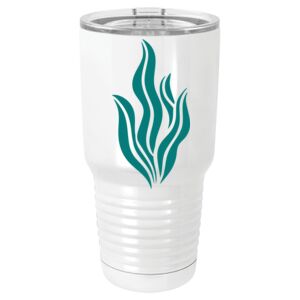  30 oz. White Vacuum Insulated Tumbler w/Lid  Thumbnail