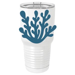  30 oz. White Vacuum Insulated Tumbler w/Lid  Thumbnail