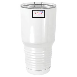  30 oz. White Vacuum Insulated Tumbler w/Lid  Thumbnail