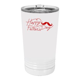 White Sublimatable 16 oz. Polar Camel Pint with Slider Lid Thumbnail