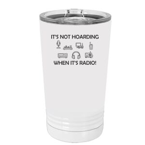 White Sublimatable 16 oz. Polar Camel Pint with Slider Lid Thumbnail