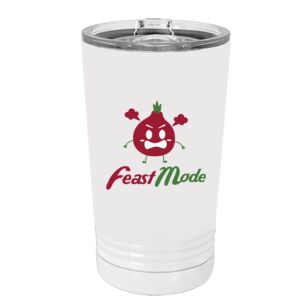 White Sublimatable 16 oz. Polar Camel Pint with Slider Lid Special Logo Thumbnail