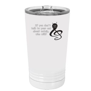 White Sublimatable 16 oz. Polar Camel Pint with Slider Lid Special Logo Thumbnail