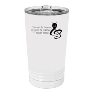 White Sublimatable 16 oz. Polar Camel Pint with Slider Lid Special Logo Thumbnail