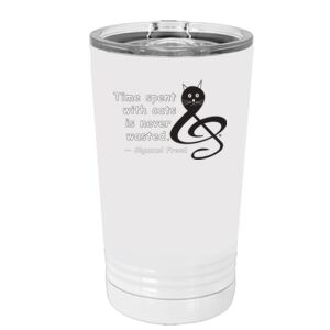 White Sublimatable 16 oz. Polar Camel Pint with Slider Lid Special Logo Thumbnail