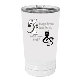 White Sublimatable 16 oz. Polar Camel Pint with Slider Lid Special Logo Thumbnail