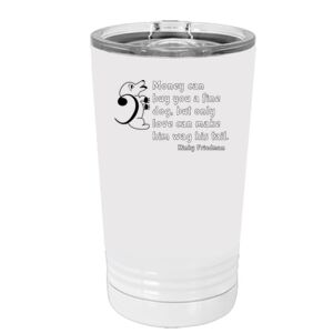 White Sublimatable 16 oz. Polar Camel Pint with Slider Lid Special Logo Thumbnail