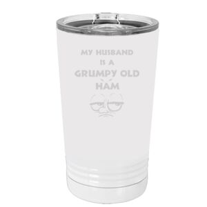 White Sublimatable 16 oz. Polar Camel Pint with Slider Lid Special Logo Thumbnail