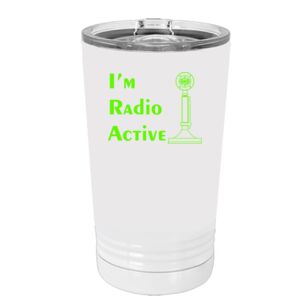 White Sublimatable 16 oz. Polar Camel Pint with Slider Lid Special Logo Thumbnail