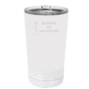 White Sublimatable 16 oz. Polar Camel Pint with Slider Lid Special Logo Thumbnail