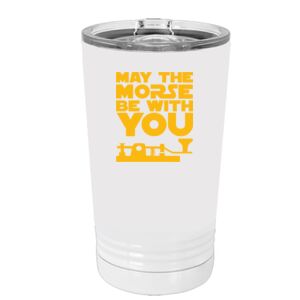 White Sublimatable 16 oz. Polar Camel Pint with Slider Lid Special Logo Thumbnail