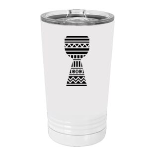 White Sublimatable 16 oz. Polar Camel Pint with Slider Lid Special Logo Thumbnail