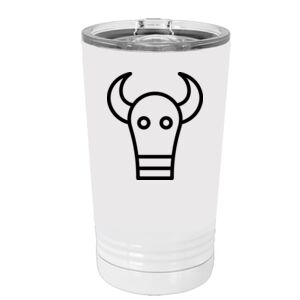 White Sublimatable 16 oz. Polar Camel Pint with Slider Lid Special Logo Thumbnail