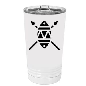 White Sublimatable 16 oz. Polar Camel Pint with Slider Lid Special Logo Thumbnail