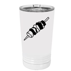 White Sublimatable 16 oz. Polar Camel Pint with Slider Lid Special Logo Thumbnail