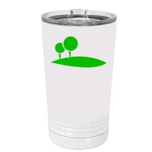 White Sublimatable 16 oz. Polar Camel Pint with Slider Lid Special Logo Thumbnail