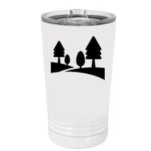 White Sublimatable 16 oz. Polar Camel Pint with Slider Lid Special Logo Thumbnail
