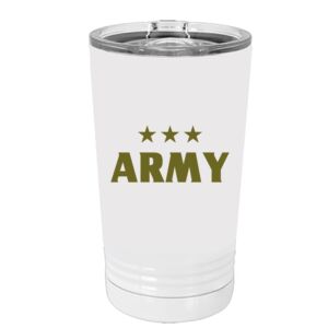 White Sublimatable 16 oz. Polar Camel Pint with Slider Lid Special Logo Thumbnail