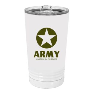 White Sublimatable 16 oz. Polar Camel Pint with Slider Lid Special Logo Thumbnail