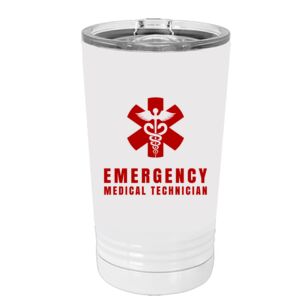 White Sublimatable 16 oz. Polar Camel Pint with Slider Lid Special Logo Thumbnail