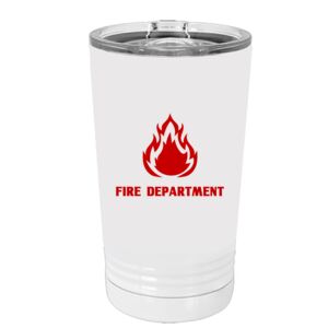 White Sublimatable 16 oz. Polar Camel Pint with Slider Lid Special Logo Thumbnail