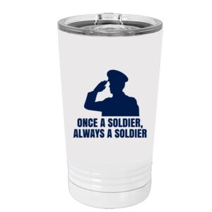 White Sublimatable 16 oz. Polar Camel Pint with Slider Lid Special Logo Thumbnail