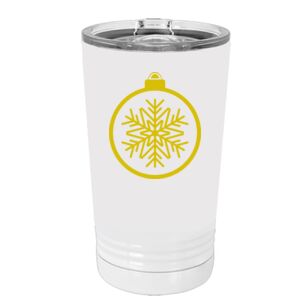 White Sublimatable 16 oz. Polar Camel Pint with Slider Lid Special Logo Thumbnail