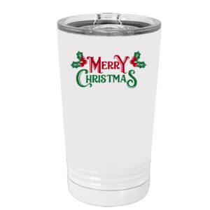 White Sublimatable 16 oz. Polar Camel Pint with Slider Lid Special Logo Thumbnail