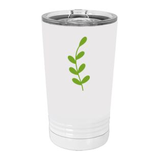 White Sublimatable 16 oz. Polar Camel Pint with Slider Lid Special Logo Thumbnail