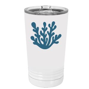 White Sublimatable 16 oz. Polar Camel Pint with Slider Lid Special Logo Thumbnail