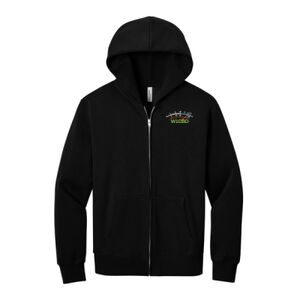 Unisex 10 Ounce Heavyweight Full Zip Hooded Sweatshirt-cbs Thumbnail