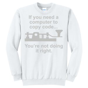 Unisex Core Fleece Crewneck Sweatshirt-hamcation regular logo Thumbnail