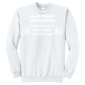 Unisex Core Fleece Crewneck Sweatshirt-hamcation regular logo Thumbnail